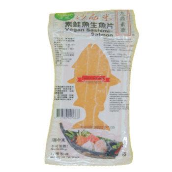 Vegan Sashimi-Salmon 素鲑鱼生鱼片 230g(九鼎素华)