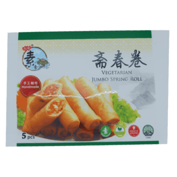 Vegetarian Jumbo Spring Roll 斋春卷 650g (Tian Xin Su Shi Bao Dian)