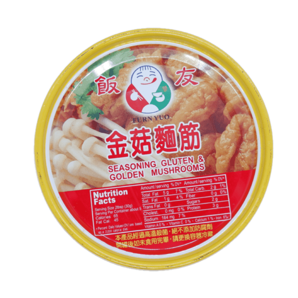 Seasoning Gluten & Golden Mushroom 金菇面筋 150g (Furn Yuo)