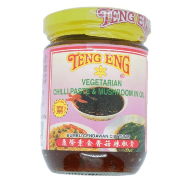 Vegetarian Chilli Paste&Mushroom In Oil 香菇辣椒膏 227g (Teng Eng)