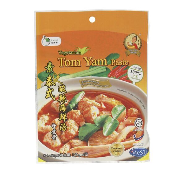 Instant Vegetarian TomYam Paste 泰式酸辣汤120g (VJ Food)Halal