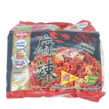 Instant Noodles Dry Type Mala Flavour 麻辣干捞面(包) 300g (Nissin)