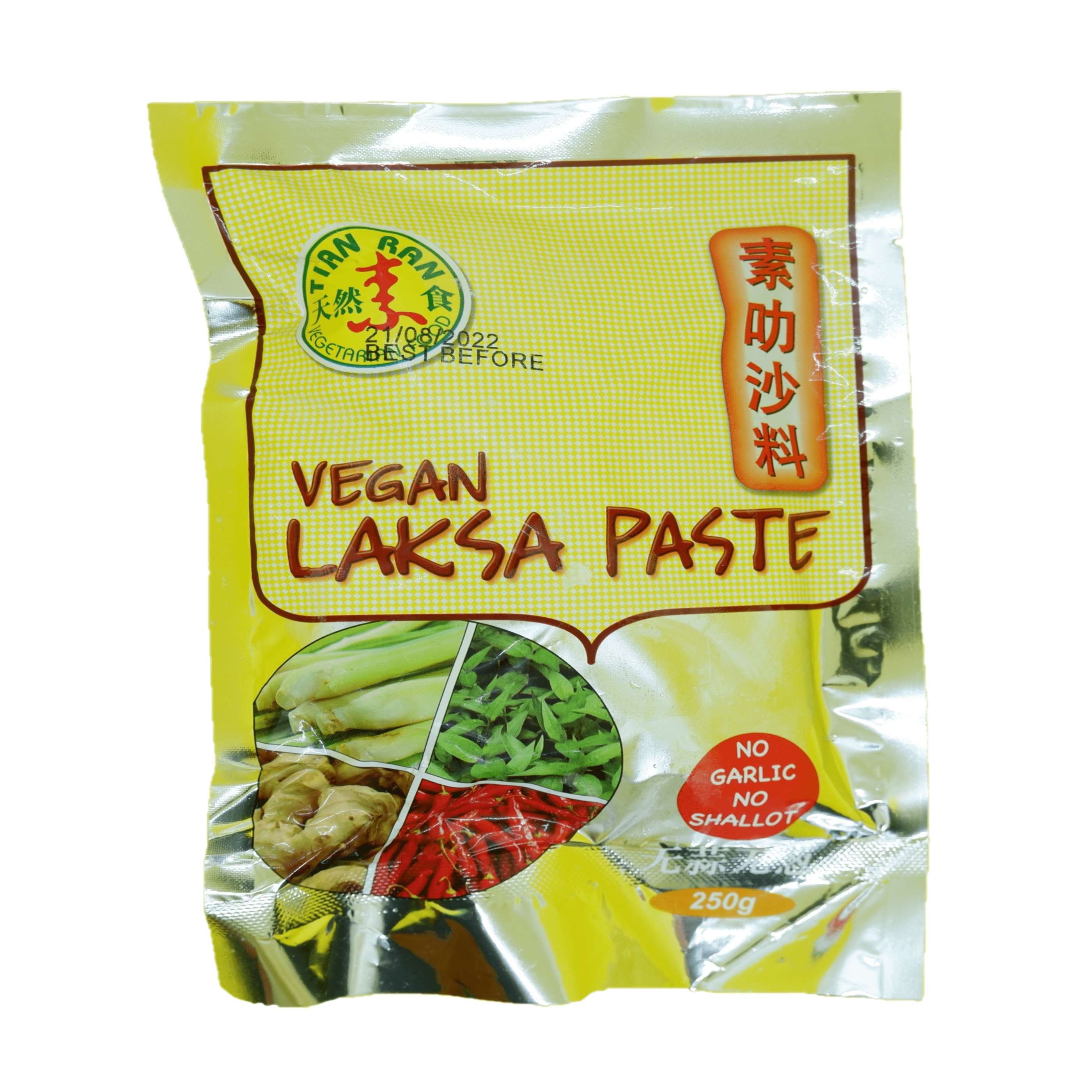 Vegan Laksa Paste 素叻沙料 250g (Tian Ran)