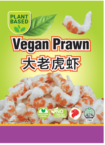 Vegan Large Tiger Prawn 大老虎虾 250g & 1kg (Tian Xin)
