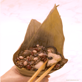 Vegetarian Organic Brown Rice Dumpling (2PCS) 养生糙米粽 (Tian Xin Su Shi Bao Dian)Halal